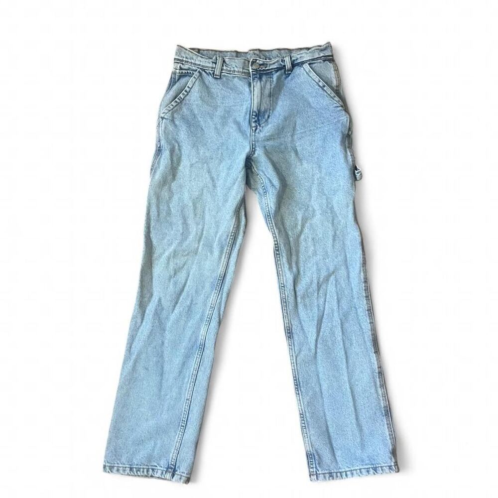 Zara Women's Blue Carpenter Jeans SZ 29 Relaxed